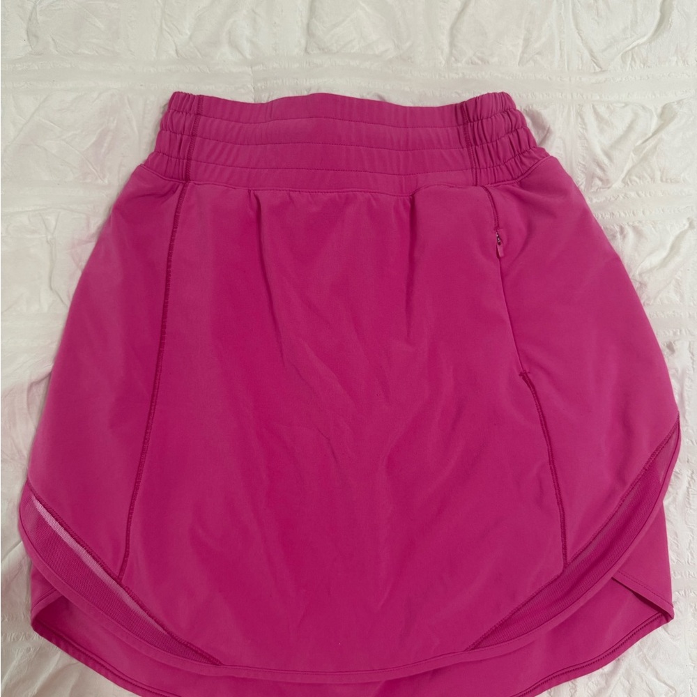 lululemon Sonic Pink Hotty Hot Skirt